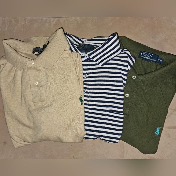 Polo Ralph Lauren Other - Three 3 Polo Ralph Lauren mens polo shirts 2XXL